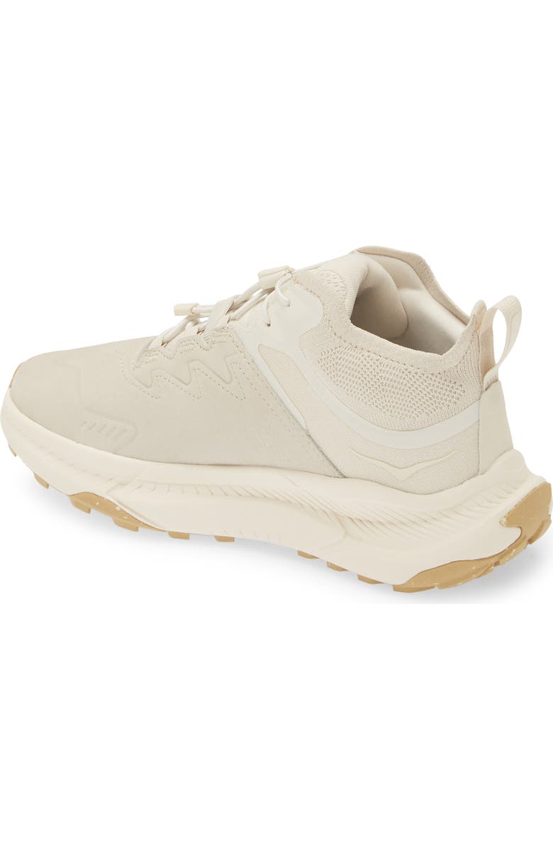 HOKA Transport Chukka Gore-Tex<sup
®</sup
Waterproof Running Shoe, Alternate, color, Alabaster / Alabaster