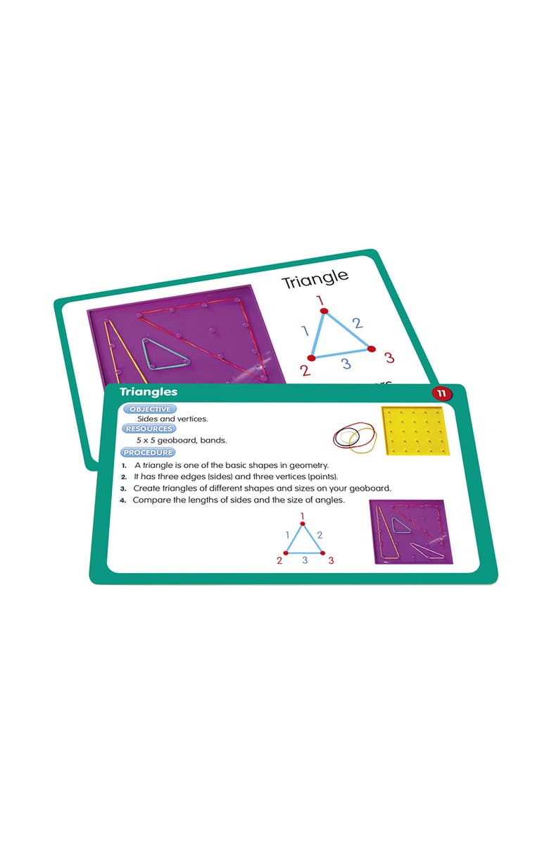 Junior Learning 50 Geoboard Activities, Alternate, color, Multicolored