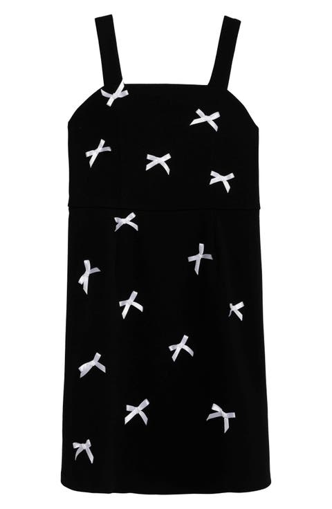 Kids' Bow Crepe Scuba Dress (Big Kid)