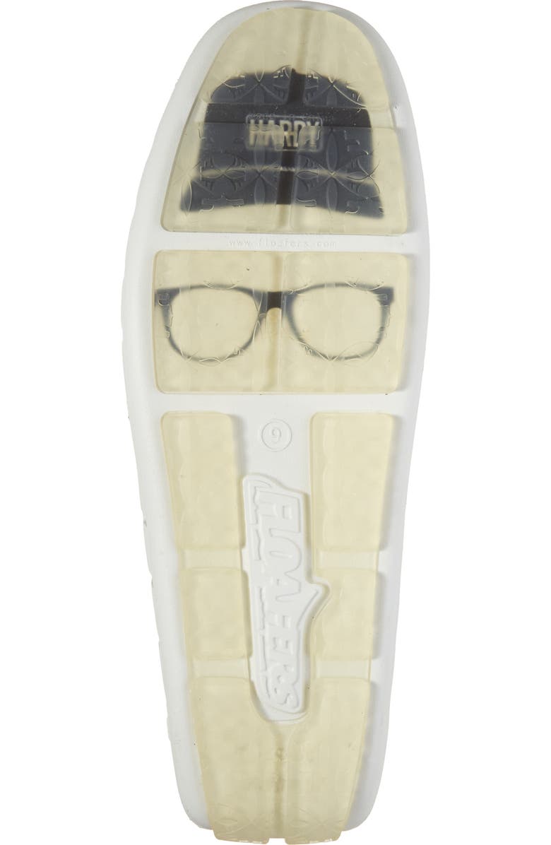 FLOAFERS Country Club Driver Loafer, Alternate, color, White/ Grey Wings