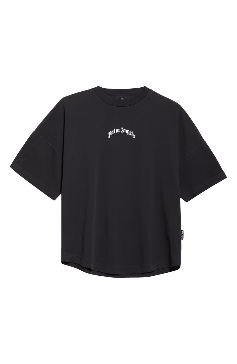 Palm Angels Curved Logo Graphic T-Shirt, Alternate, color, 