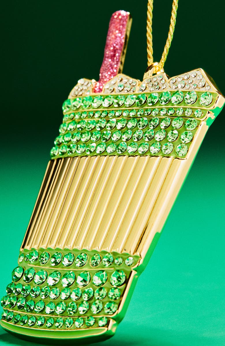 BaubleBar Festivi-Tea Ornament, Alternate, color, Green