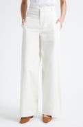 Vince Cotton Utility Wide Leg Pants