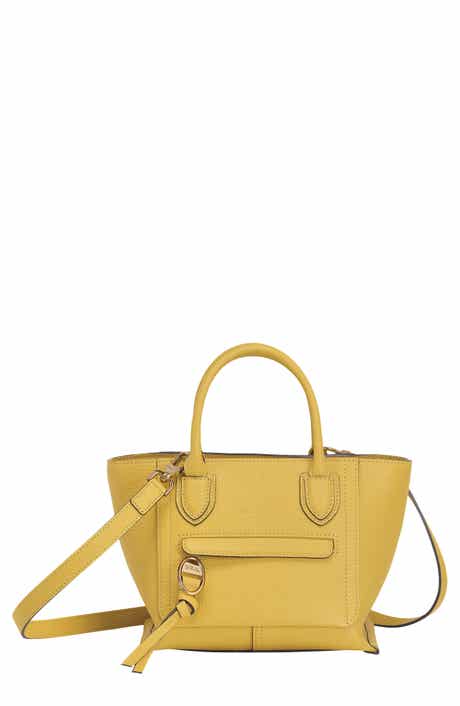 Longchamp Small Mailbox Leather Top Handle Bag