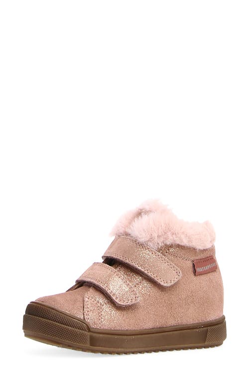 Naturino Dellen Glitter Faux Fur Lined Bootie in Rose  product