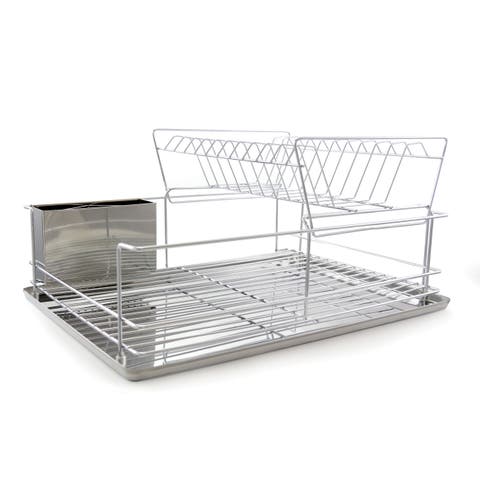 4 Piece 18.5" Dish Drying Rack Set