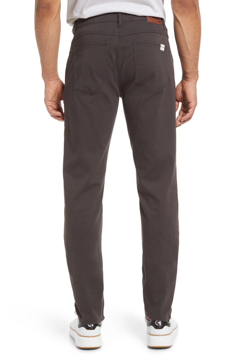 Men's Athletic Stretch Cotton Blend Chino Pants, Alternate, color, SMOKE