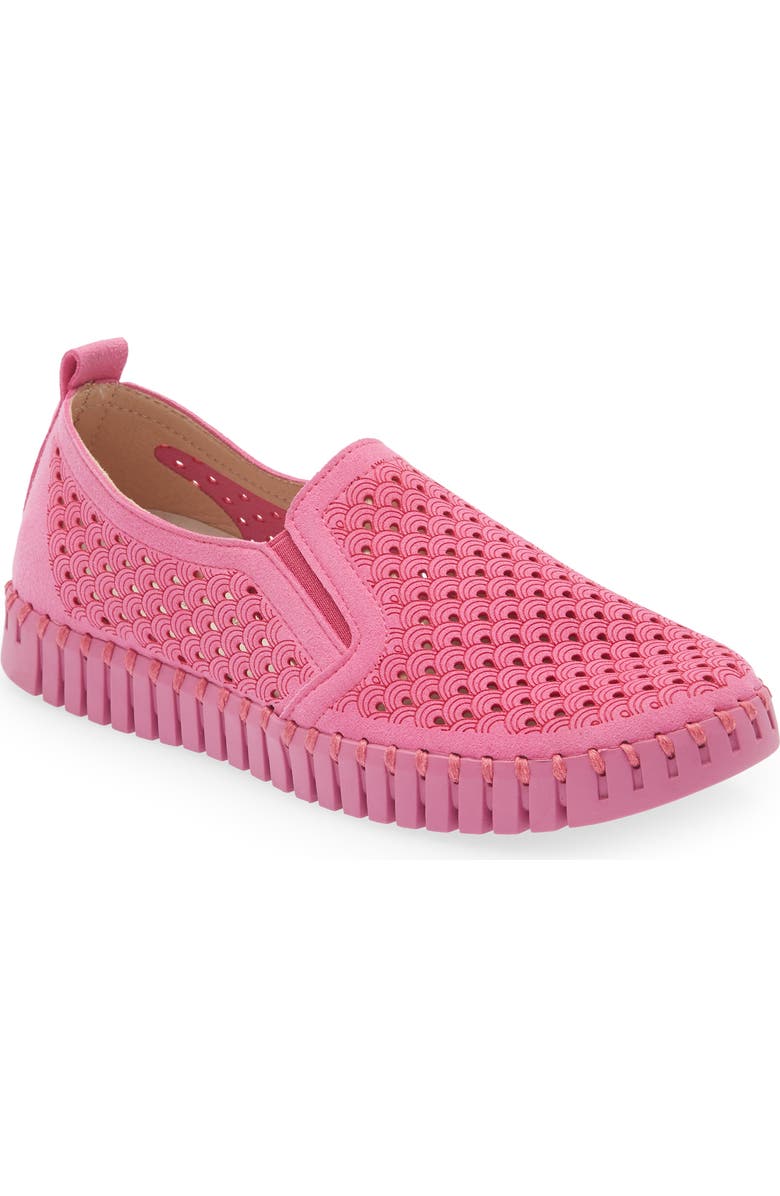 Ilse Jacobsen Tulip 140 Perforated Slip-On Sneaker, Main, color,