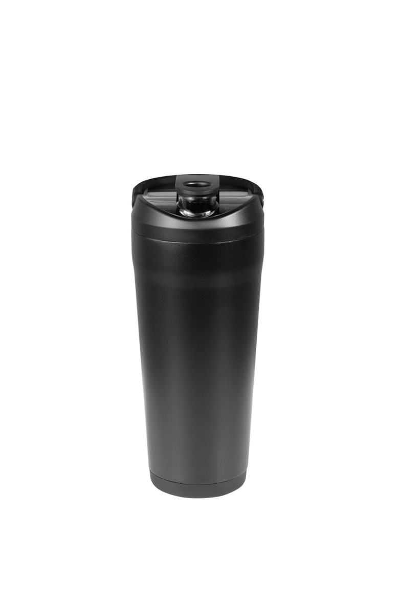 Insulated Stainless Steel Shaker 24 oz Bottle with Silent Mixing Grate & Flip Lid, Alternate, color, Black