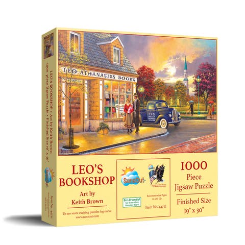 Leo's Bookshop 1000 piece Jigsaw Puzzle for Adults