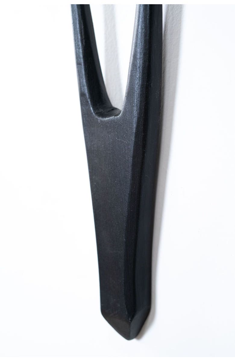 kanju Interiors African Antelope Wood Bokkie Head Wall Sculpture, Alternate, color, Black