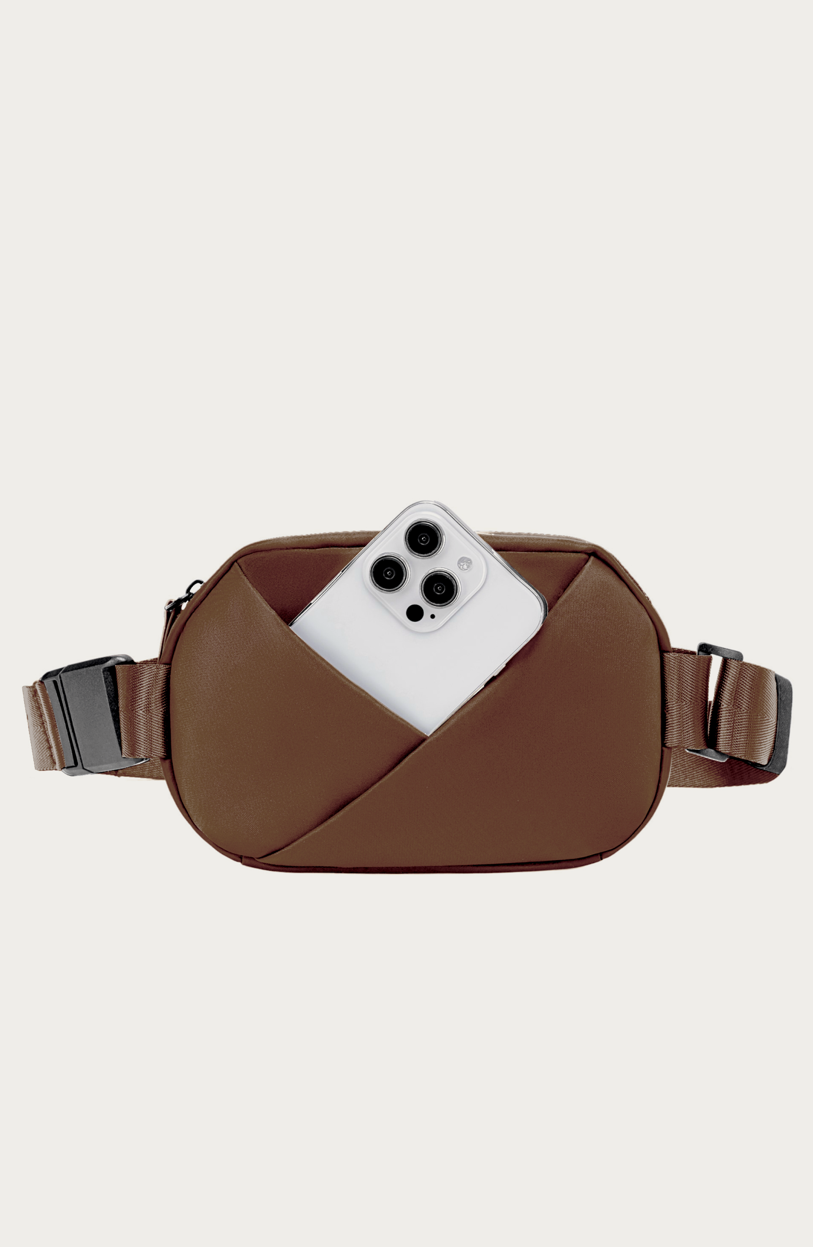 Origami Sling Bag and Belt Bag For Women, Alternate, color, Sepia