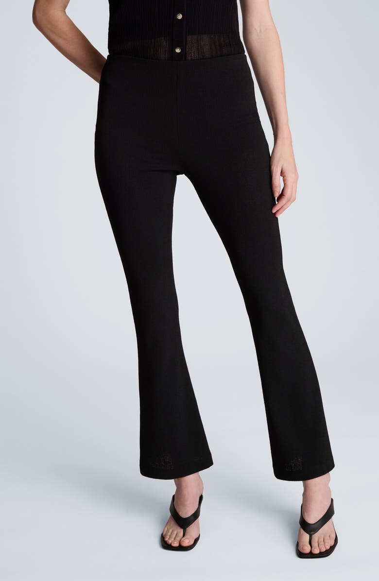 Kenneth Cole Flare Leg Pull-On Pants, Alternate, color, Black