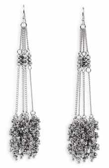 SAACHI Cluster Tassel Drop Earrings