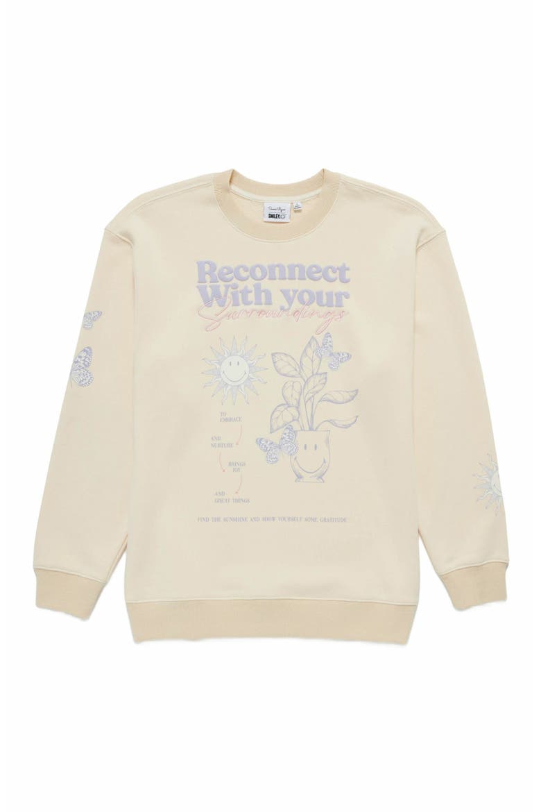RECONNECT CREWNECK, Alternate, color, BONE