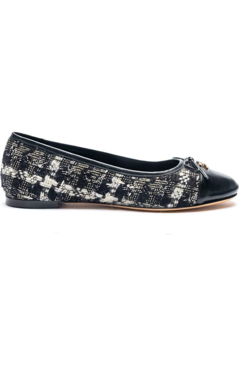 Bruno Magli Donatella Cap Toe Ballet Flat, Alternate, color, Tweed