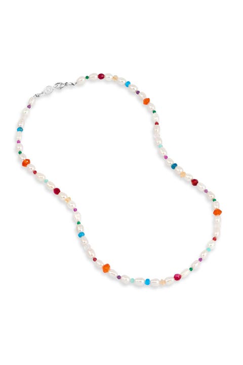 Carnival Mixed Gemstone Necklace