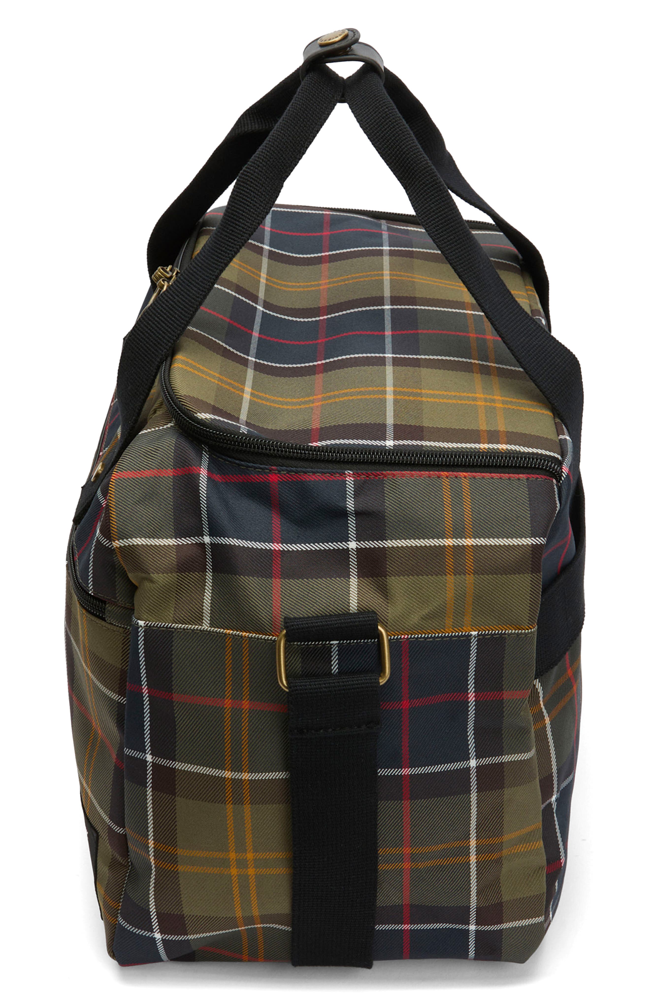 Barbour Torridon Tartan Flight Holdall Duffle Bag, Alternate, color, Classic Tartan