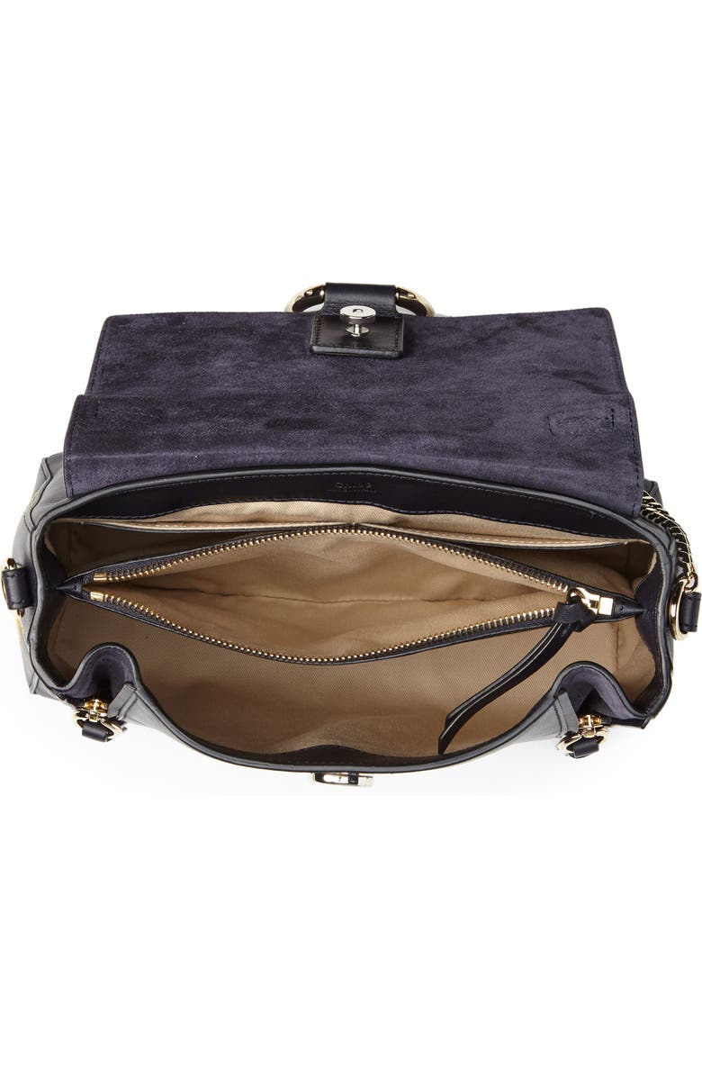 Chloé Small Faye Daye Embroidered Leather Shoulder Bag, Alternate, color,