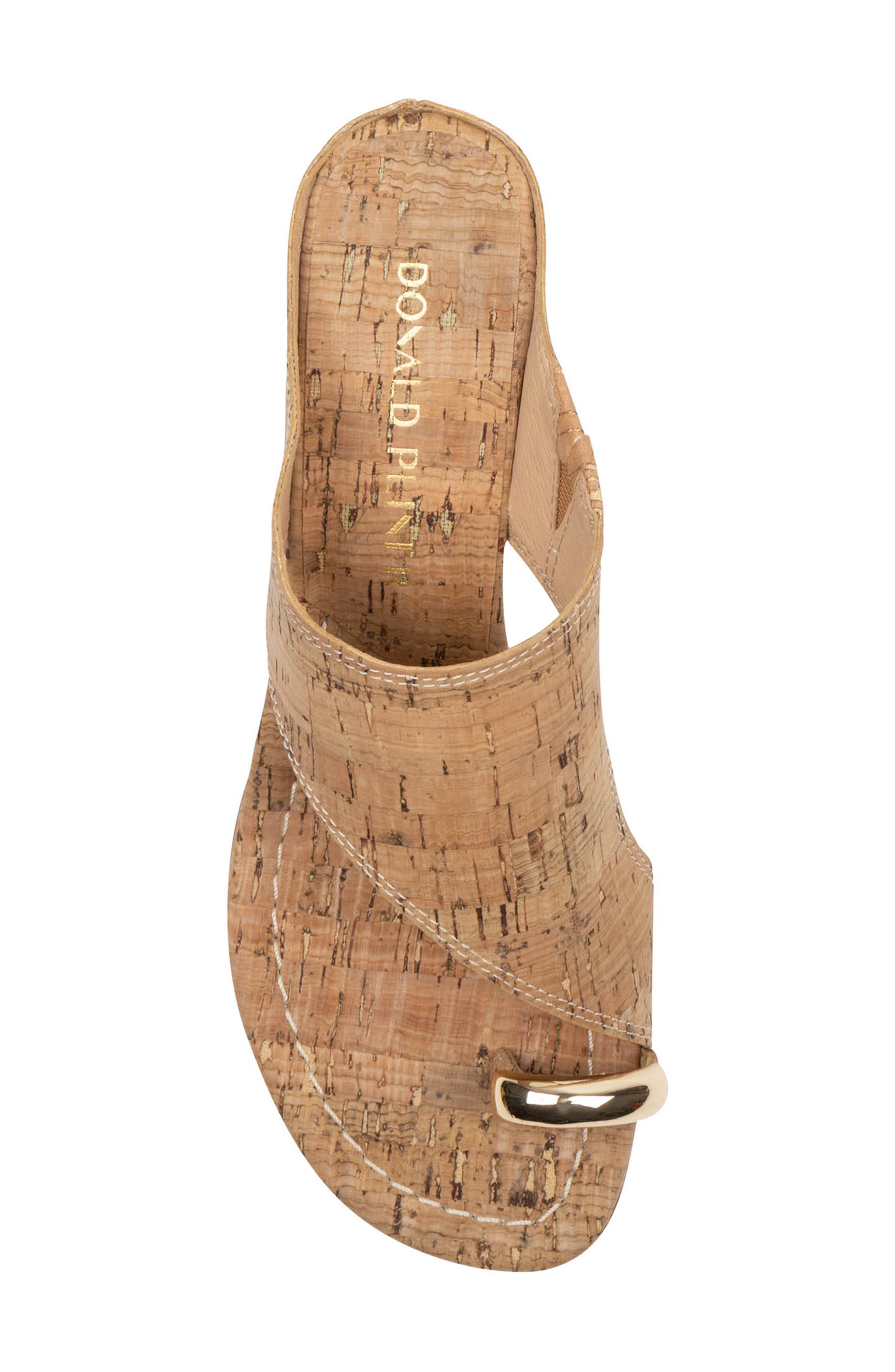 Donald Pliner Toe Ring Wedge Sandal, Alternate, color, 