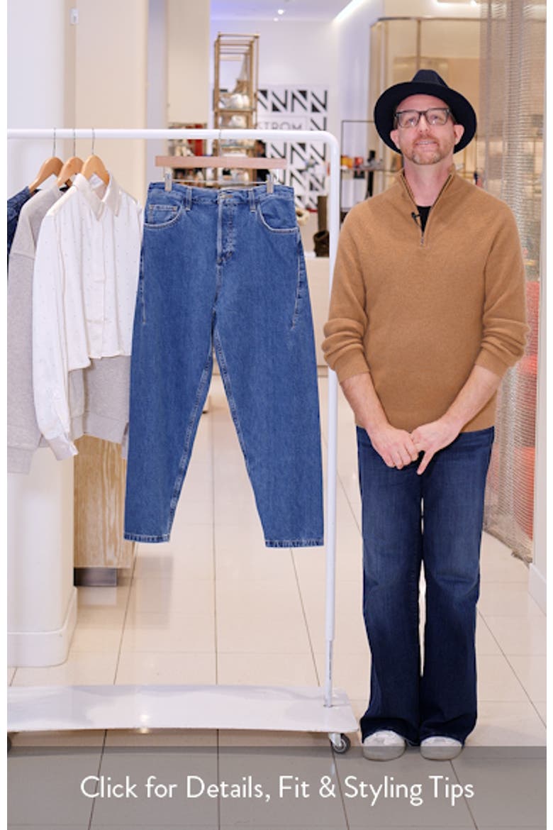 The Nikki Mid Rise Barrel Jeans video