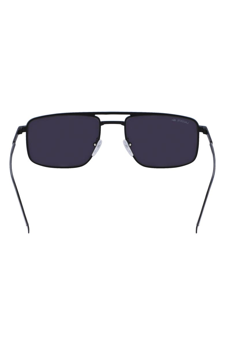 Lacoste 56mm Rectangular Sunglasses, Alternate, color,