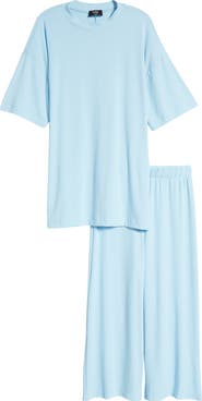 Dressed in Lala Lex Oversize Rib Top & Pants Set