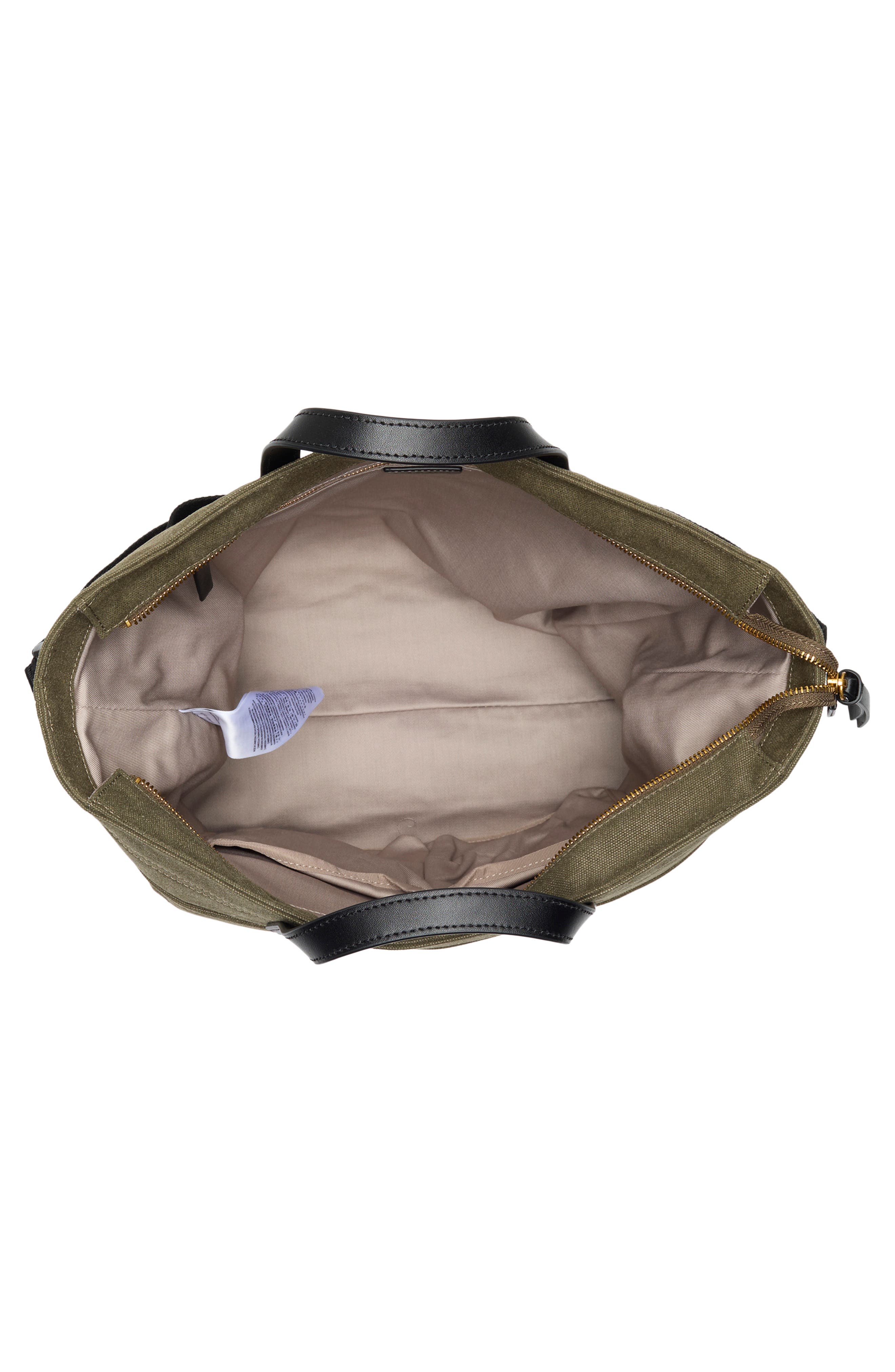 rag & bone Clinton Tote, Alternate, color, Forest