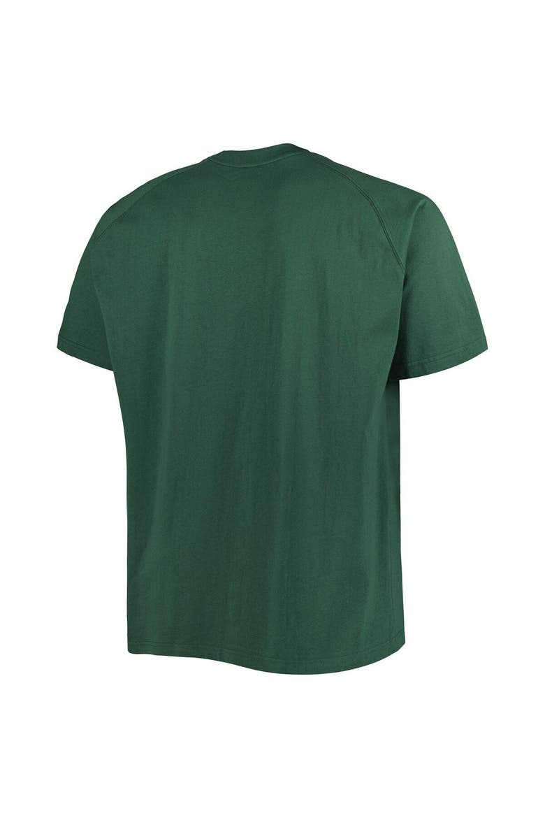 Men's Green Michigan State Spartans Big & Tall Raglan T-Shirt, Alternate, color, Green