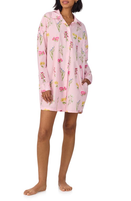 Bedhead Pajamas Print Organic Cotton Poplin Ballet Sleep Shirt
