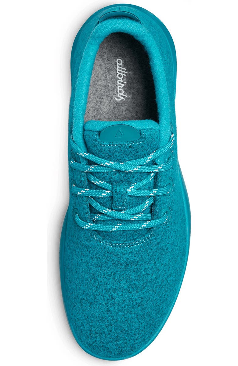 Allbirds Wool Runner Mizzle Sneaker, Alternate, color, Thrive Teal/ Rugged Khaki