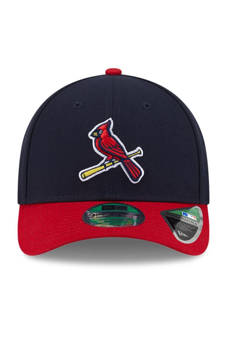 Men's New Era  Navy/Red St. Louis Cardinals Player Replica 9FORTY Adjustable Hat, Alternate, color, Navy