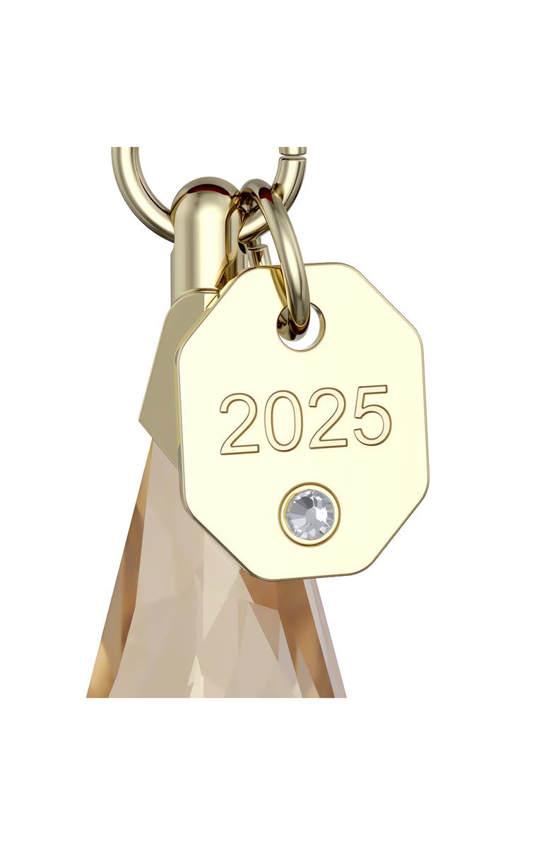 Swarovski 2025 Annual Edition Festive Crystal Snowflake Ornament, Alternate, color, Gold