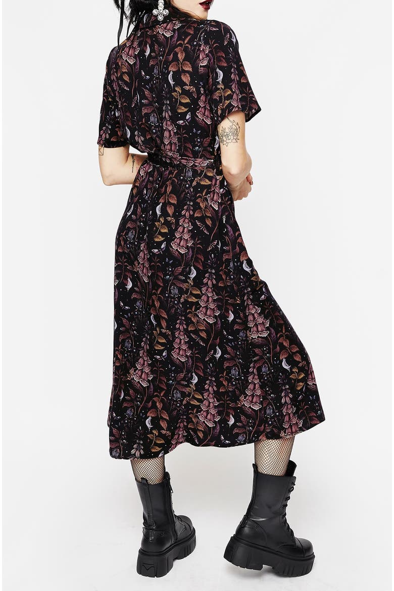 Foxglove Midi Shirt Dress, Alternate, color, Purple