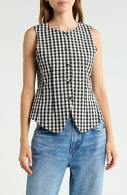 Vigoss Gingham Vest