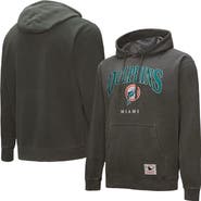 Mitchell & Ness Gray Miami Dolphins Slot Pullover Hoodie