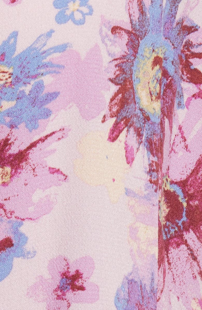 Free People Venice Floral Tie Front Top, Alternate, color,