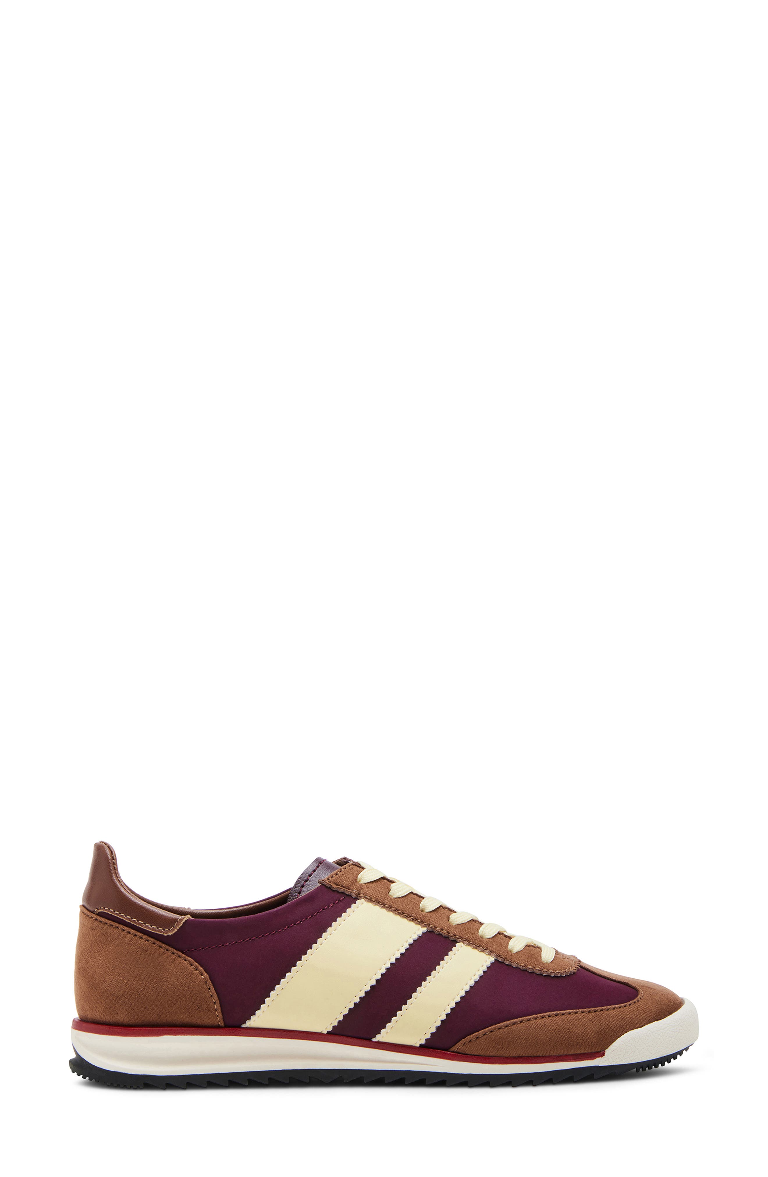 Madden Girl Jumper Sneaker, Alternate, color, Burgundy/ Brown