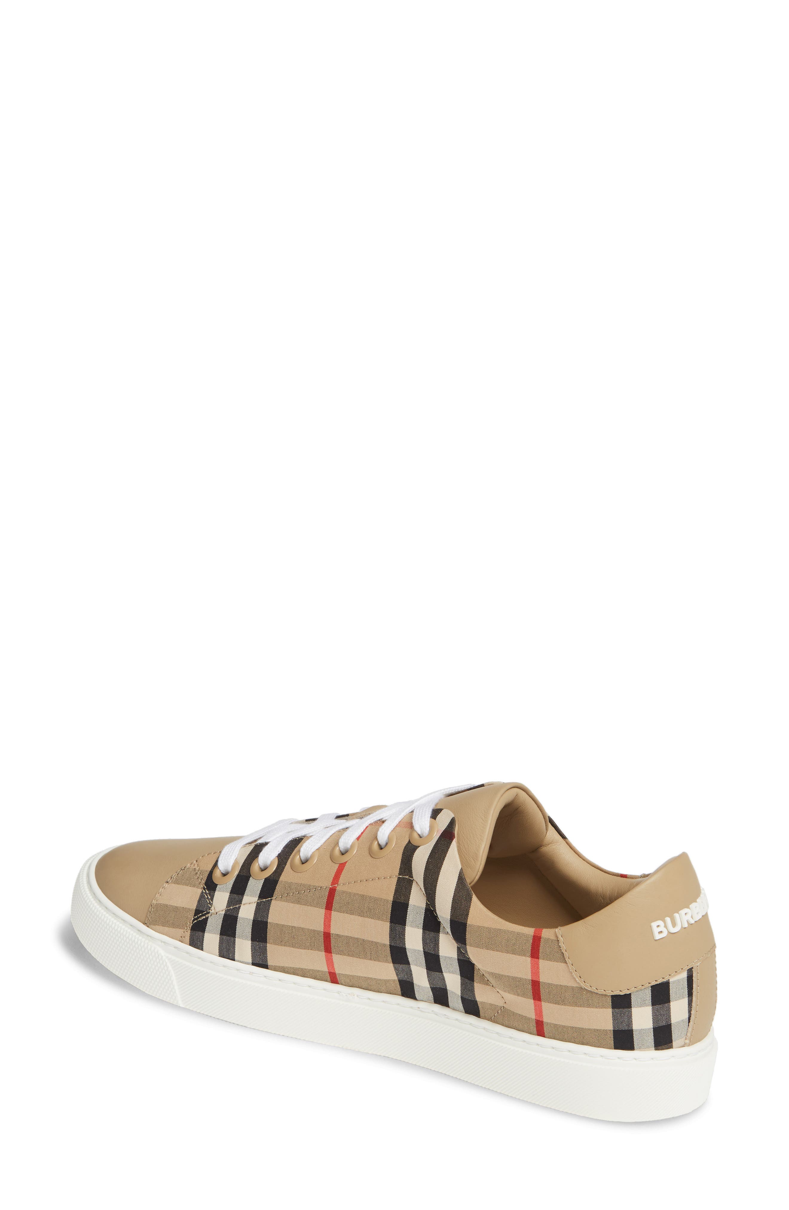 Albridge Check Low Top Sneaker, Alternate, color, ARCHIVE BEIGE