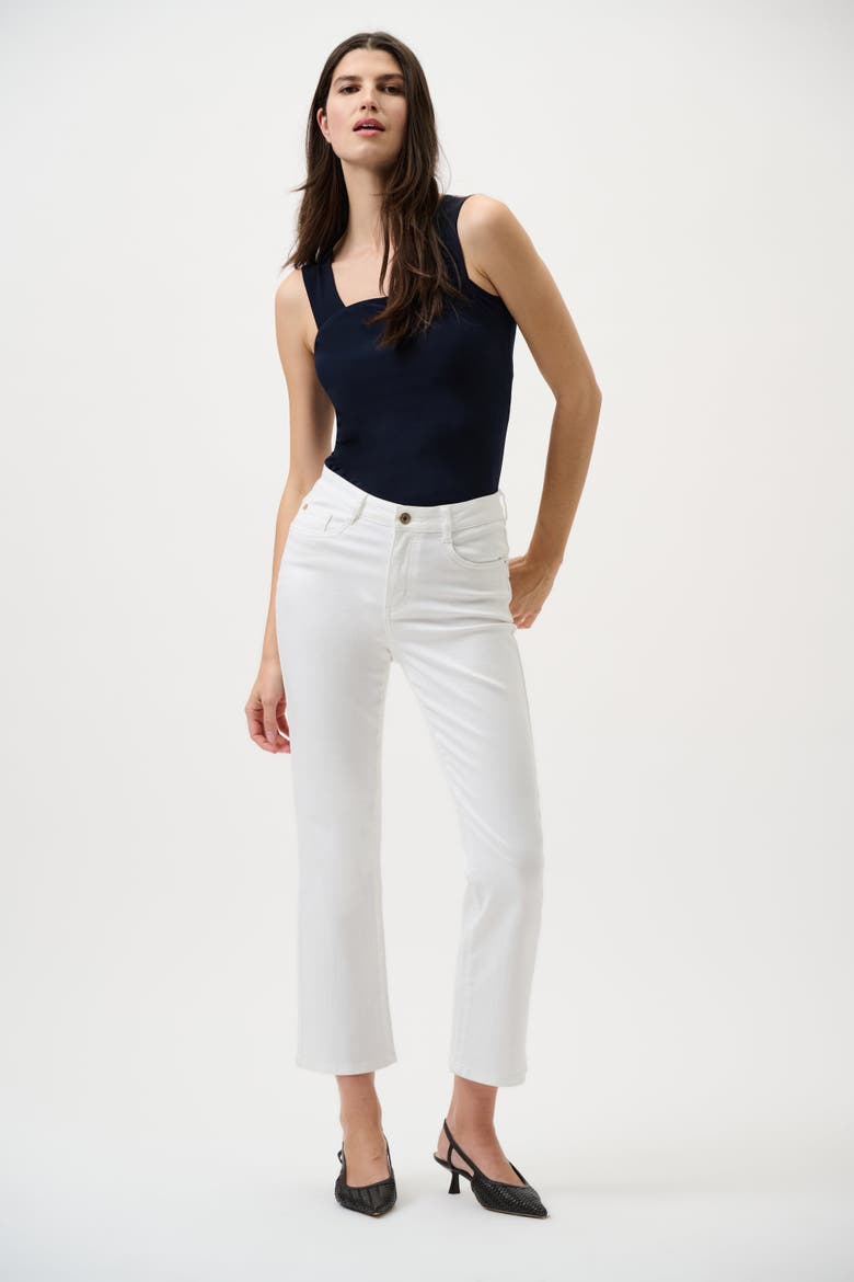 Margot | Classic Straight Leg Stretch Jeans, Alternate, color, white