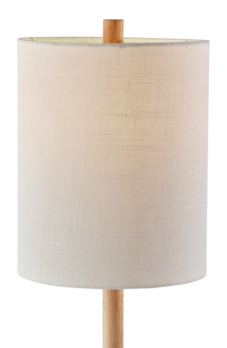 ADESSO LIGHTING Maddox Table Lamp, Alternate, color, Natural Wood / Antique Brass