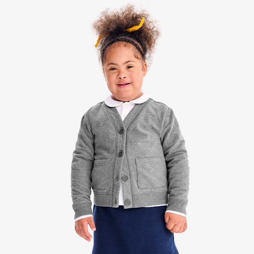 Primary Kids Sweatshirt Cardigan In Gray