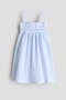  White/Blue Striped