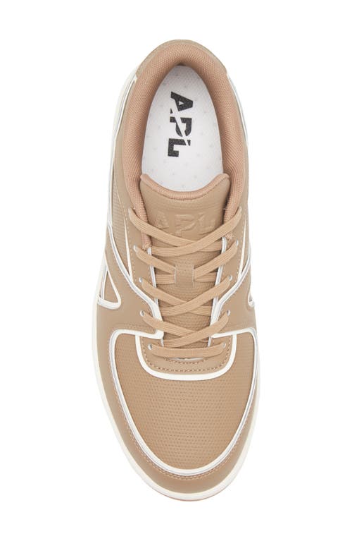 Apl Athletic Propulsion Labs Apl Nostalgia '87 Sneaker In Sandstone/ivory/gum