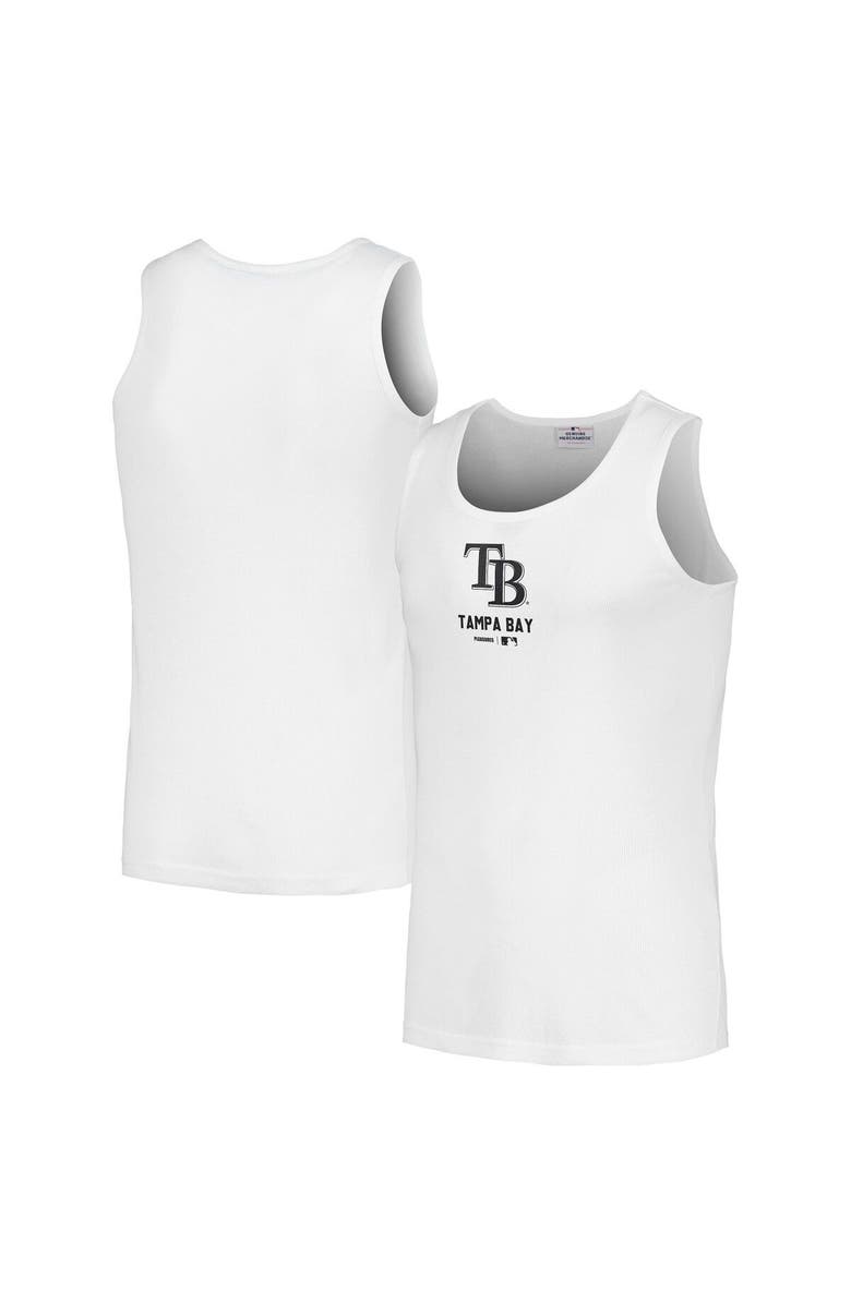 PLEASURES Men's PLEASURES  White Tampa Bay Rays Two-Pack Tank Top, Main, color, 