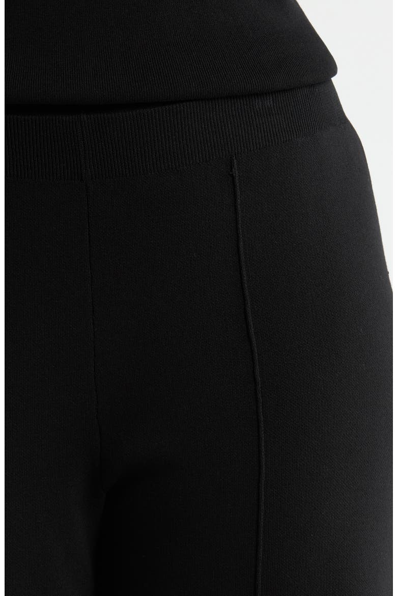 Sweater Knit Pants, Alternate, color, BLACK