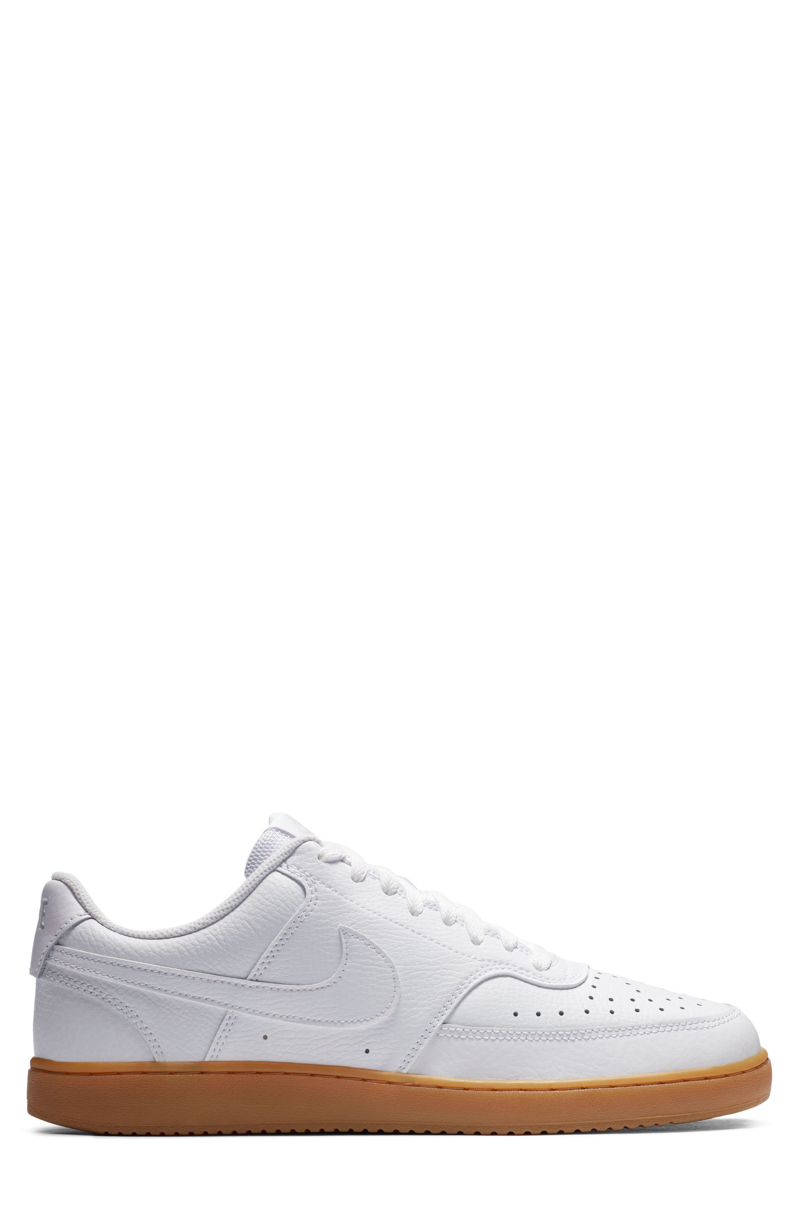 Nike Court Vision Low Sneaker, Alternate, color, White/White