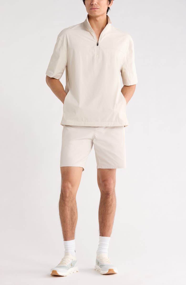 Z by Zella Popover Golf Shirt, Main, color, Grey Moonbeam