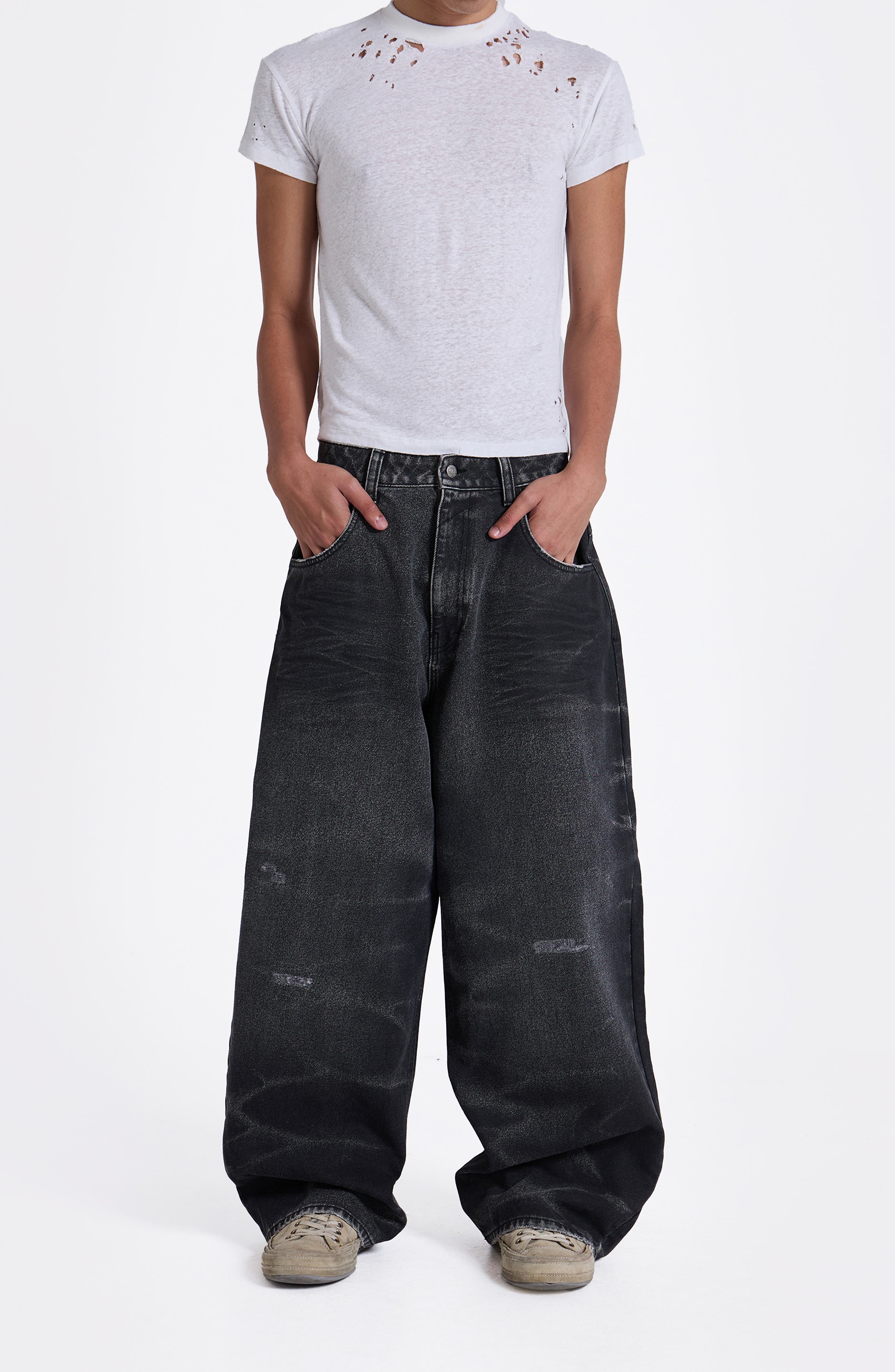 JADED LONDON Cinch Colossus XL Baggy Jeans (Men) | Nordstrom