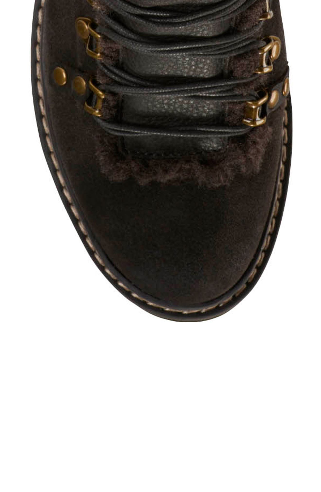 Glacier Waterproof Boot, Alternate, color, DARK BROWN SUEDE